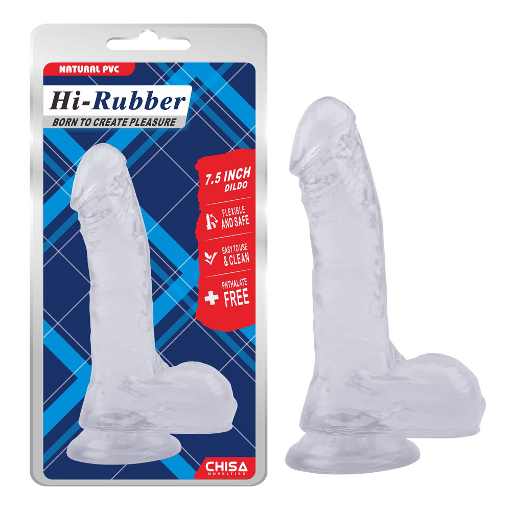 7.5 นิ้ว Dildo-Clear