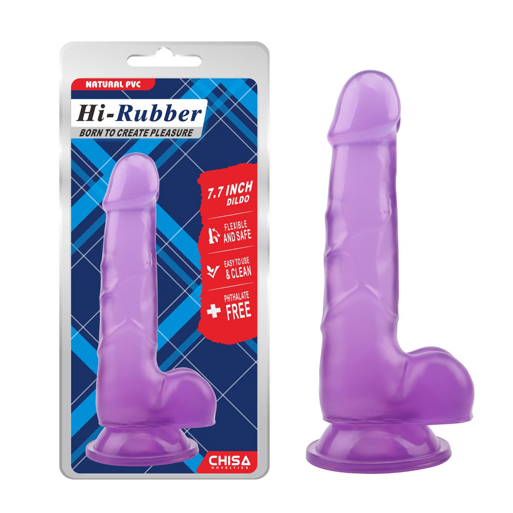 7.7 นิ้ว Slim Dildo-Purple