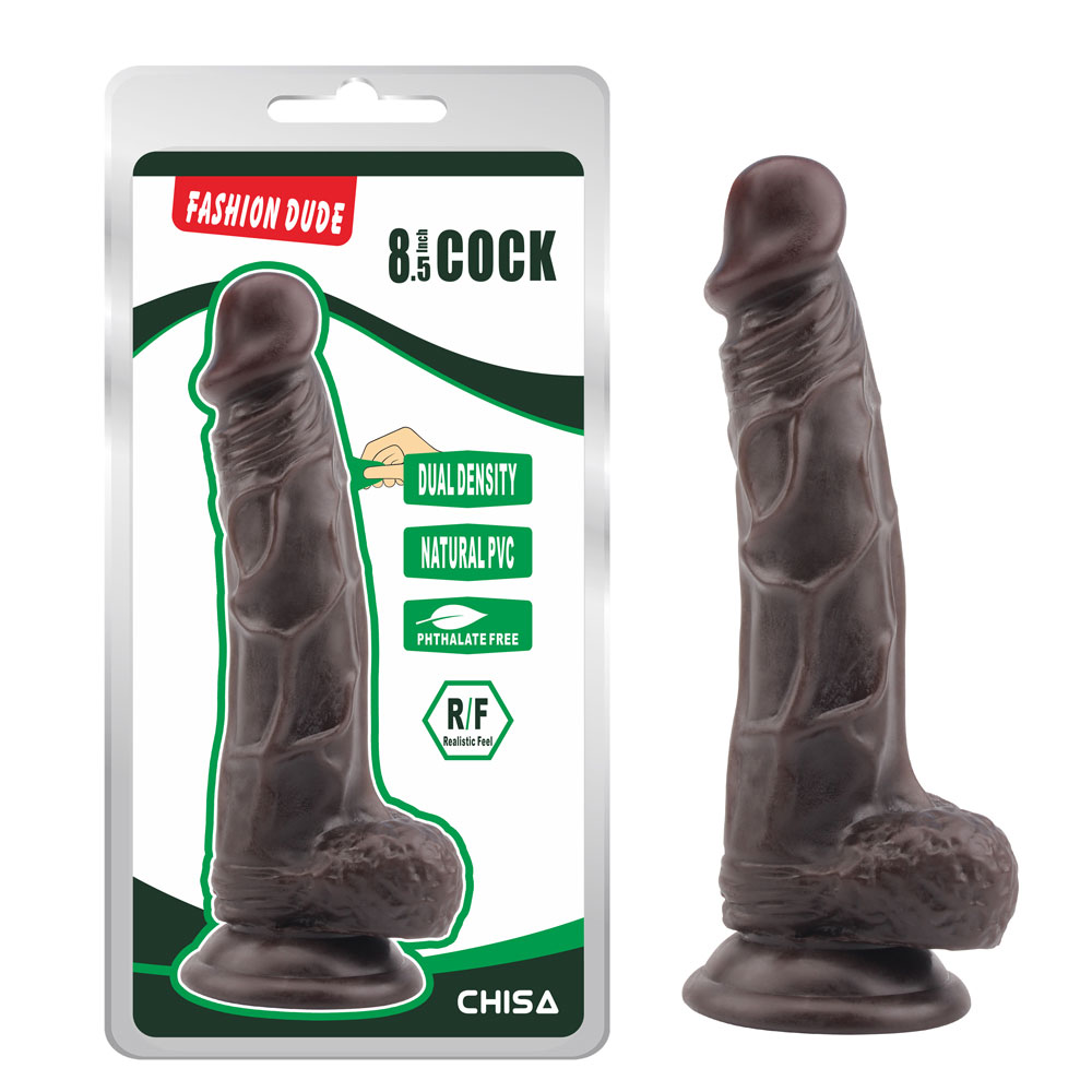 Fashion Dude- 8.5 นิ้ว Cock-Brown