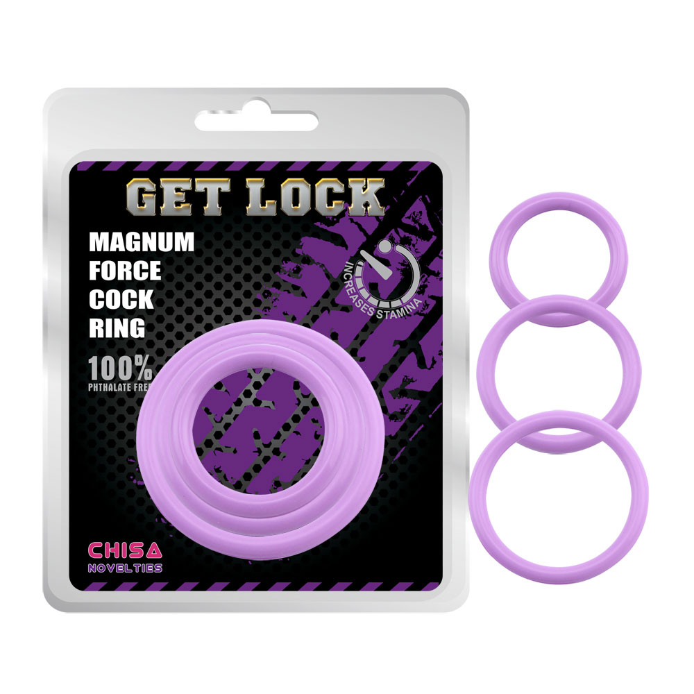 Magnum Force Cock Ring-สีม่วง